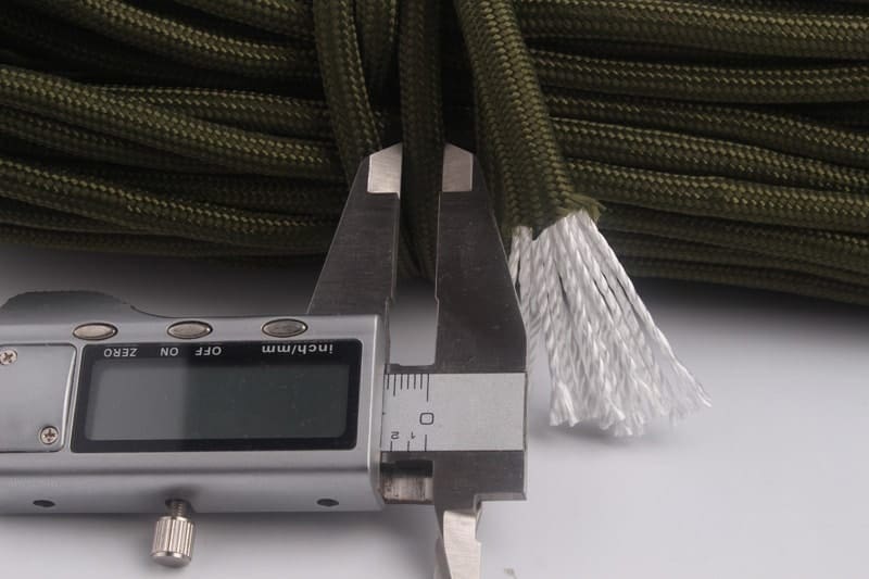 6mm zelený paracord pre magnetic fishing
