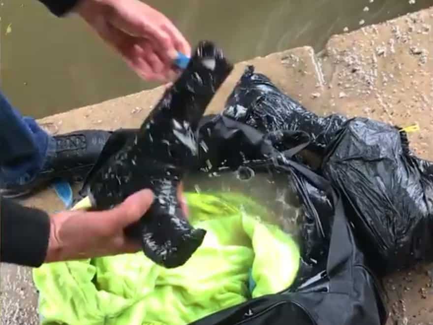 nálezy magnet fishing