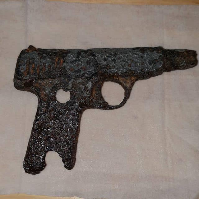 pozostatok pistole