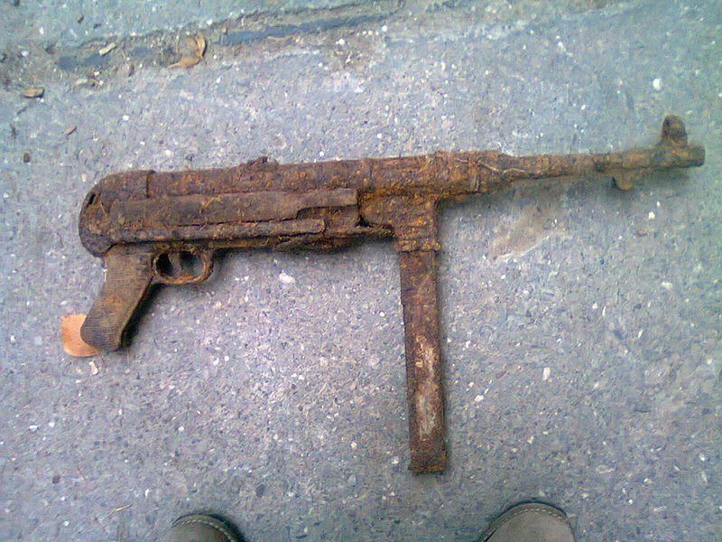 Nemecký samopal z čias WW2
