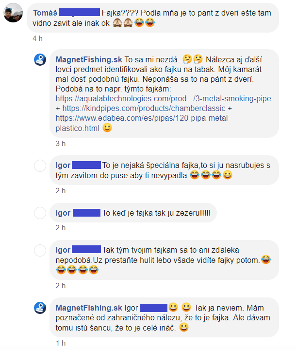 Rozhovor o identifikácii nálezu