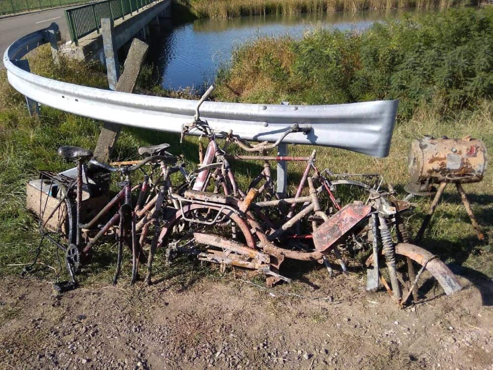 Pozostatky bicyklov